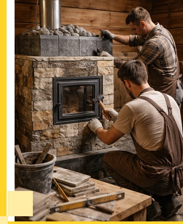 Облицовка банной печи в Белореченске от 15216 р. | ЭриданБлч