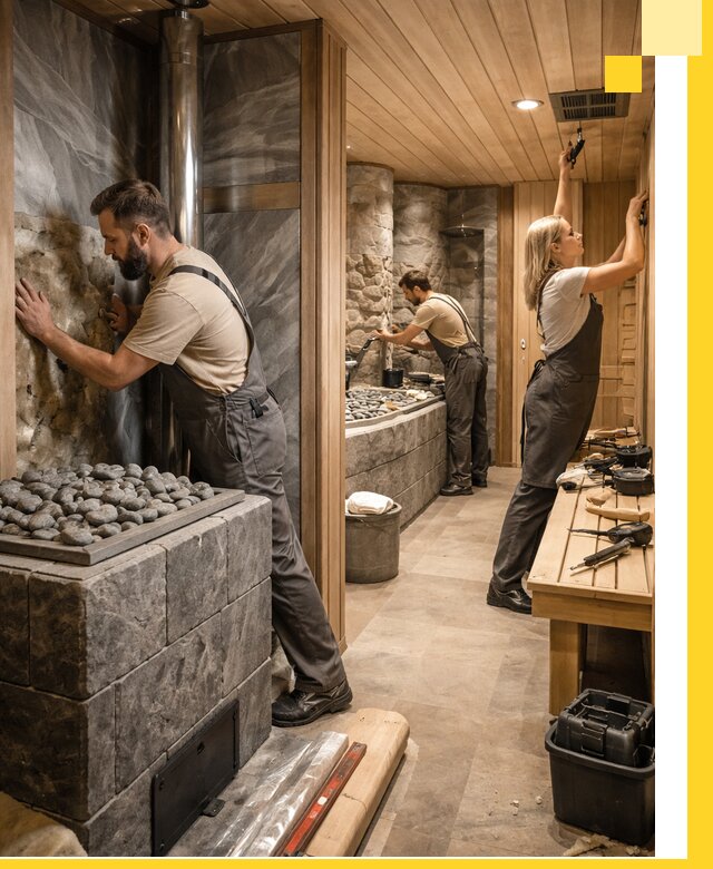 Строительство бань и SPA процедур в Белореченске под ключ и отделкой