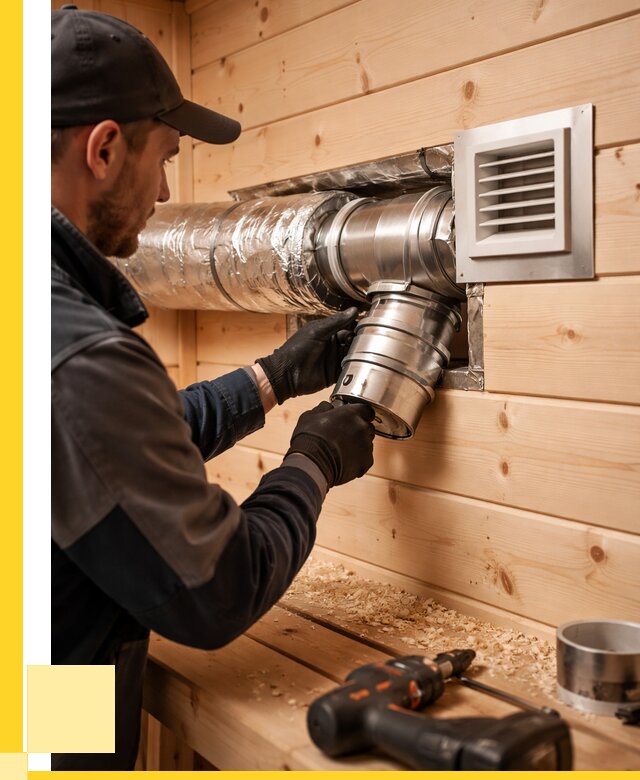 Монтаж вентиляции бани в Белореченске от 12173 р. | ЭриданБлч