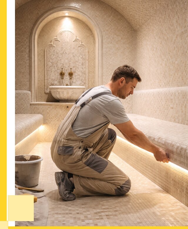 Отделка хамамов под ключ в Белореченске от 5579 р. | ЭриданБлч