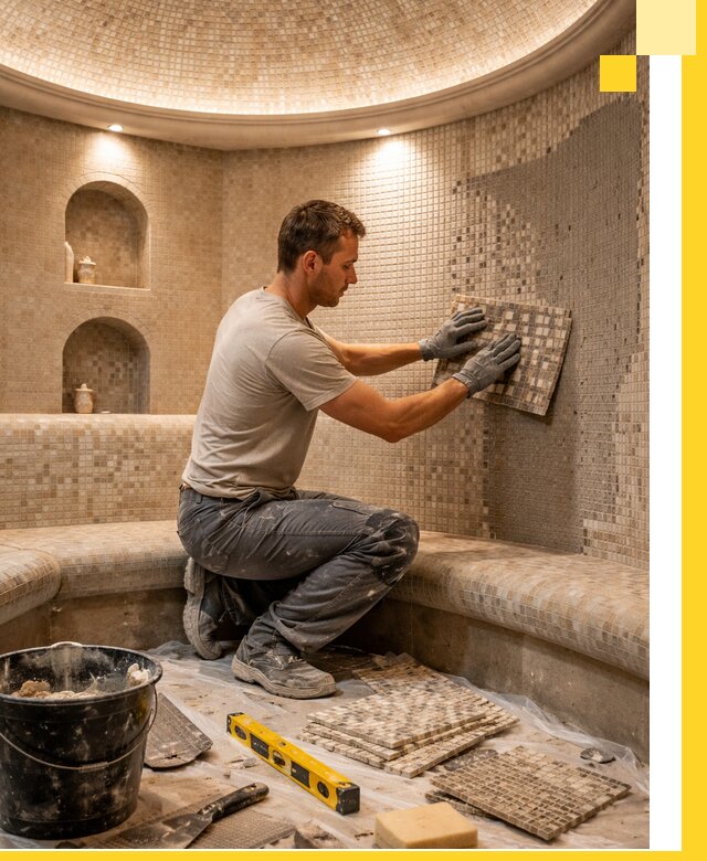 Устройство и монтаж домашнего хамама под ключ в Белореченске