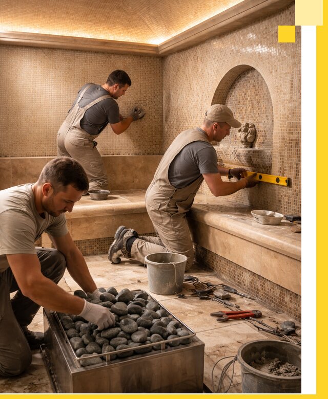 Проектирование и строительство хамама и сауны в Белореченске