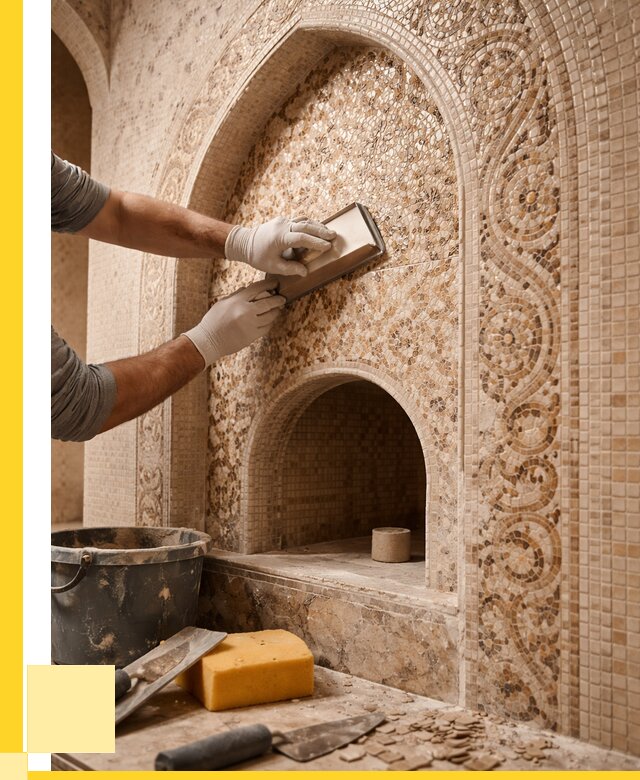 Мозаика для хамама в Белореченске под ключ от 5072 р. | ЭриданБлч