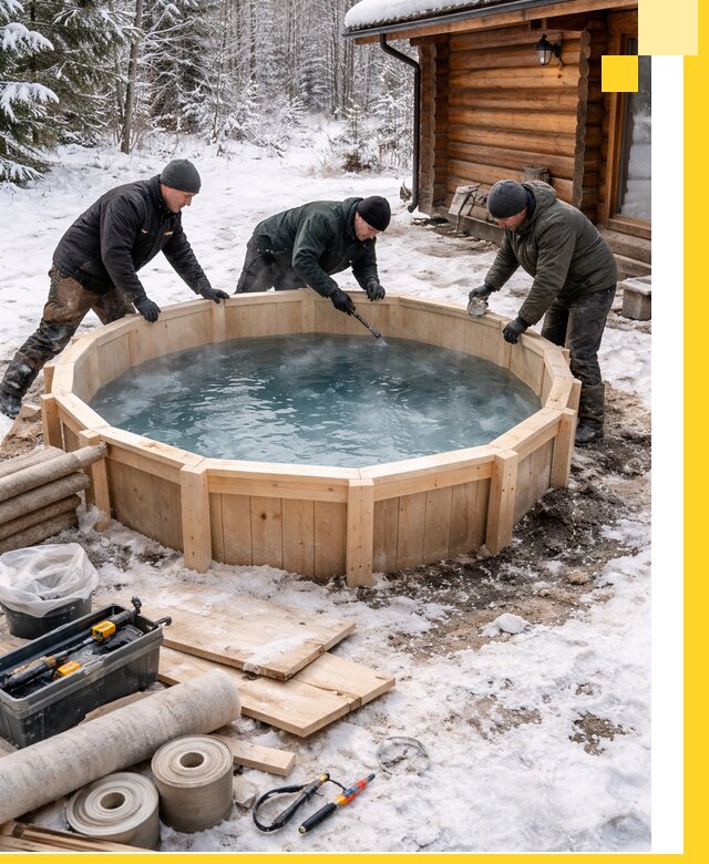 Изготовление и установка ледяных купелей под ключ в Белореченске