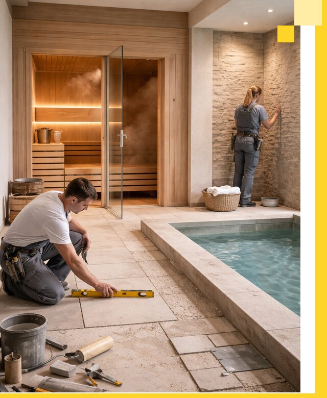 Комплексный дизайн и отделка интерьеров SPA под ключ в Белореченске